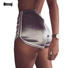 Модные однотонные летние шорты для тренировок Nessaj, женские сексуальные хлопковые шорты пуш-ап, женские шорты для тренировок