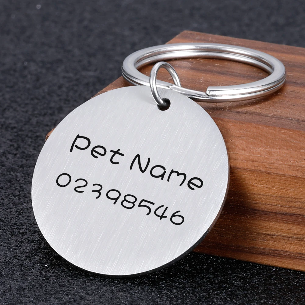 Anti-lost Personalized Dog ID Tags Gifts for Lovers Pet Collar Owner Engraved Tag New Puppy | Дом и сад