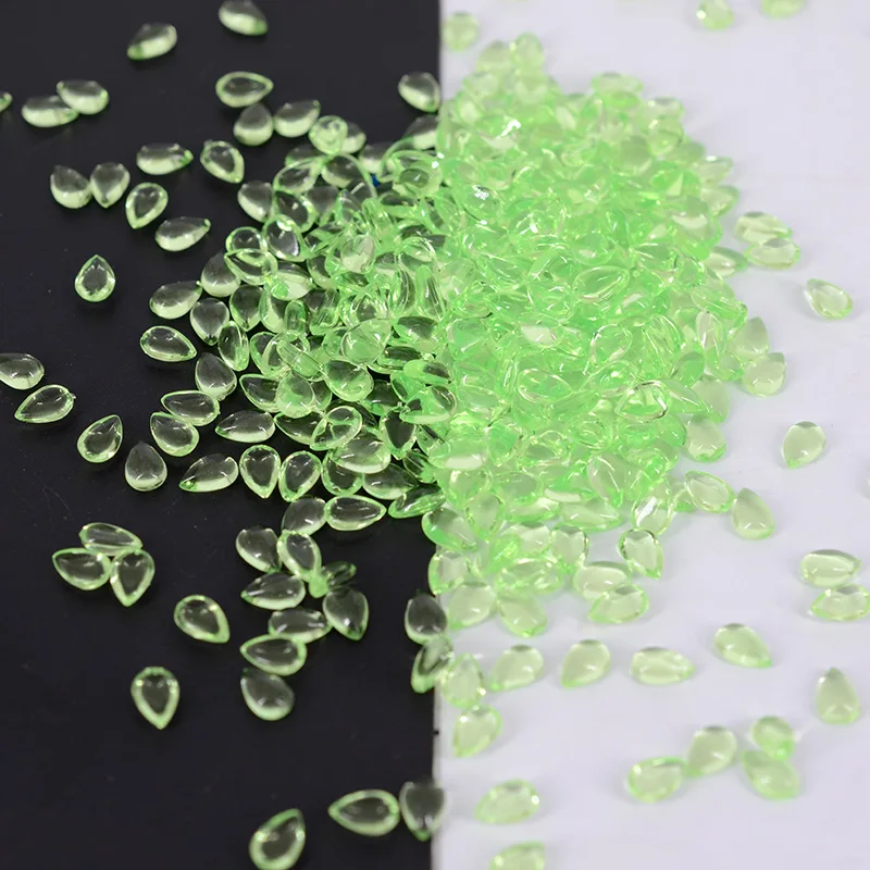 100 шт. 4*6 мм DIY Подвеска ювелирные аксессуары кабошон куполообразные капли дождя