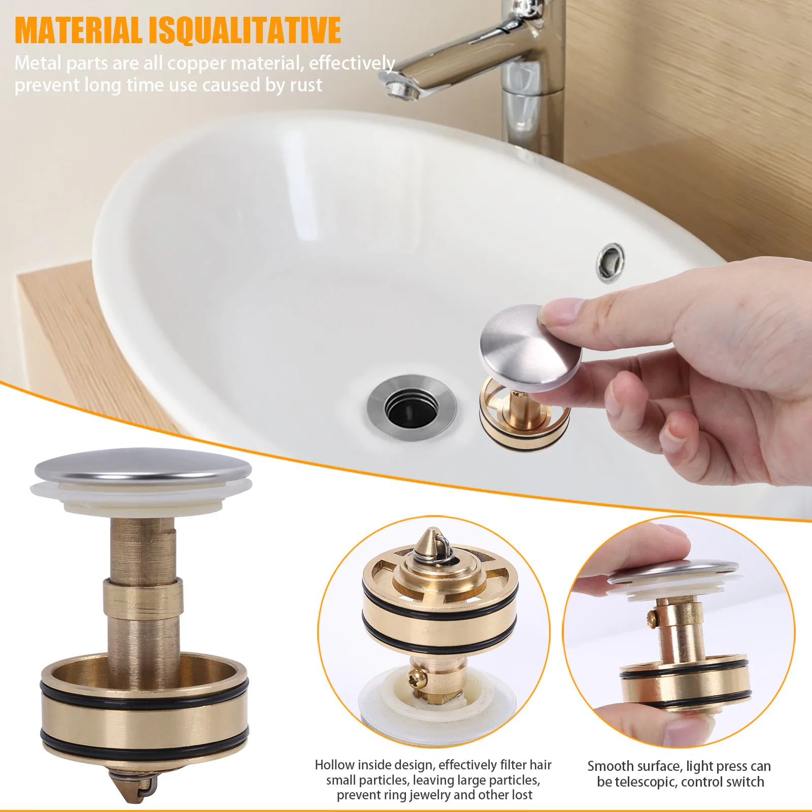 

Wash Drain Hair Catcher Shower Sink Drain Cover Gadgets Prevents Hair From Clogging Sink Filter Bath Plug Bathroom Fit