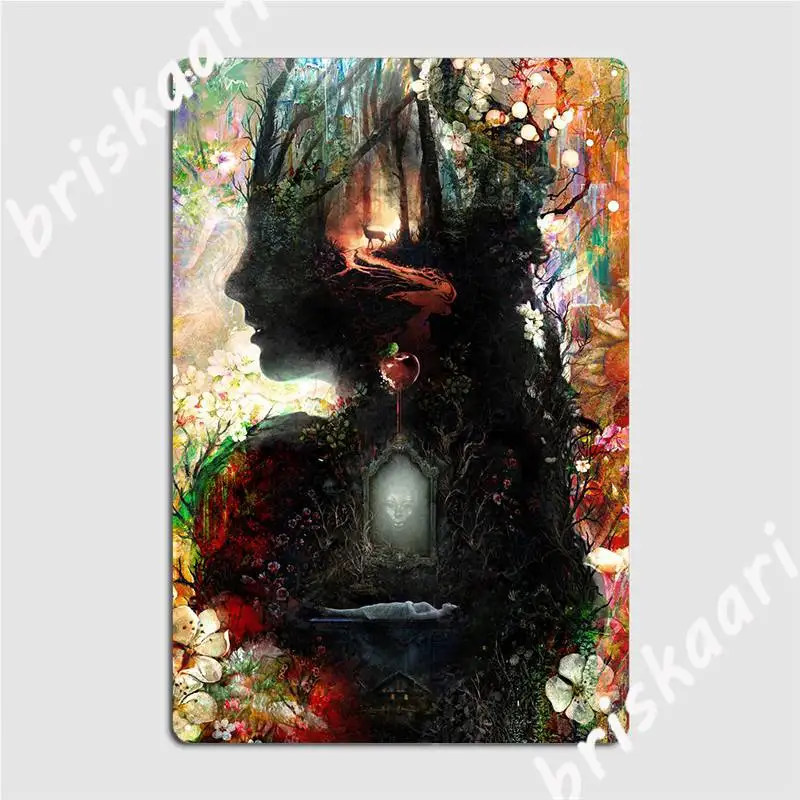 

Более темный белый металлический плакат, фотокартина, создание клубного бара, жестяной плакат