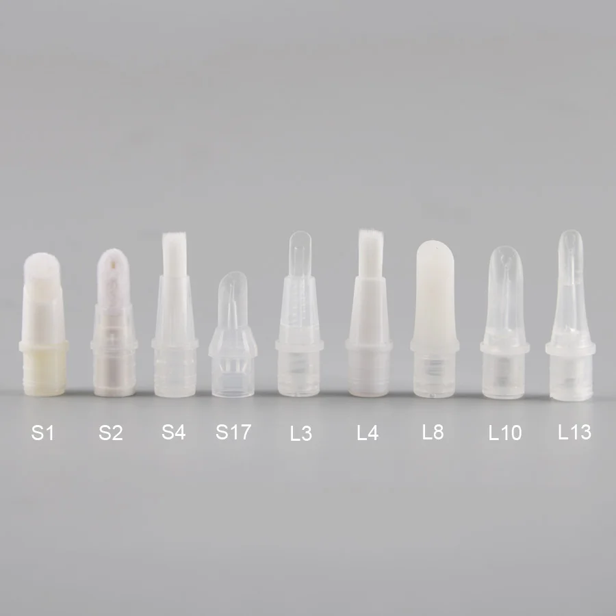 50 шт в наборе 5 мл Прозрачный Пластик твист ручка с различными Аппликаторы пустая