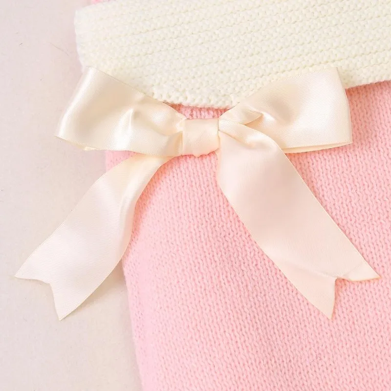 

Baby Sleeping Bags Newborn Five Star Knitted Infant Swaddle Wrap Envelopes Autumn Winter Toddler Unisex Footmuff for Stroller