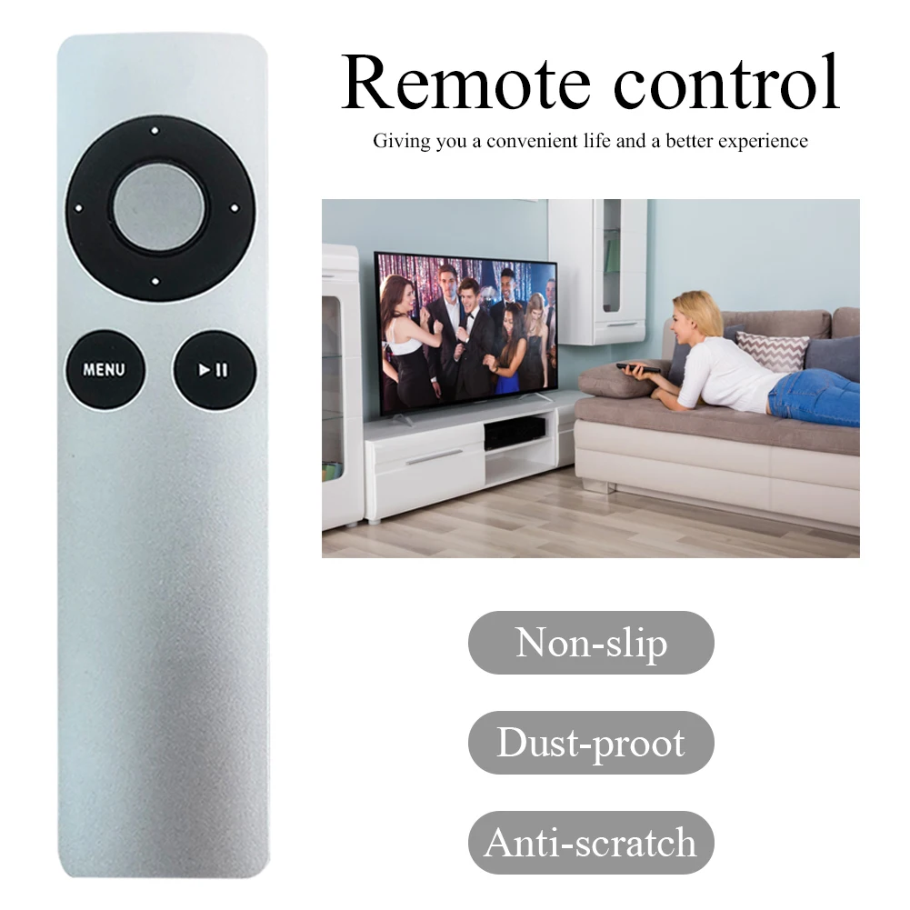 

Пульт дистанционного управления для ТВ-приставки Apple TV TV1, TV2, TV3, Macbook Pro MC377LL/A MD199LL/A, Универсальный, запасной, миниатюрный