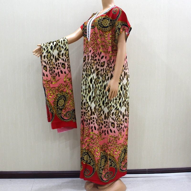 2020 африканская мода Laopard принт 100% хлопок Материал аппликации с коротким рукавом