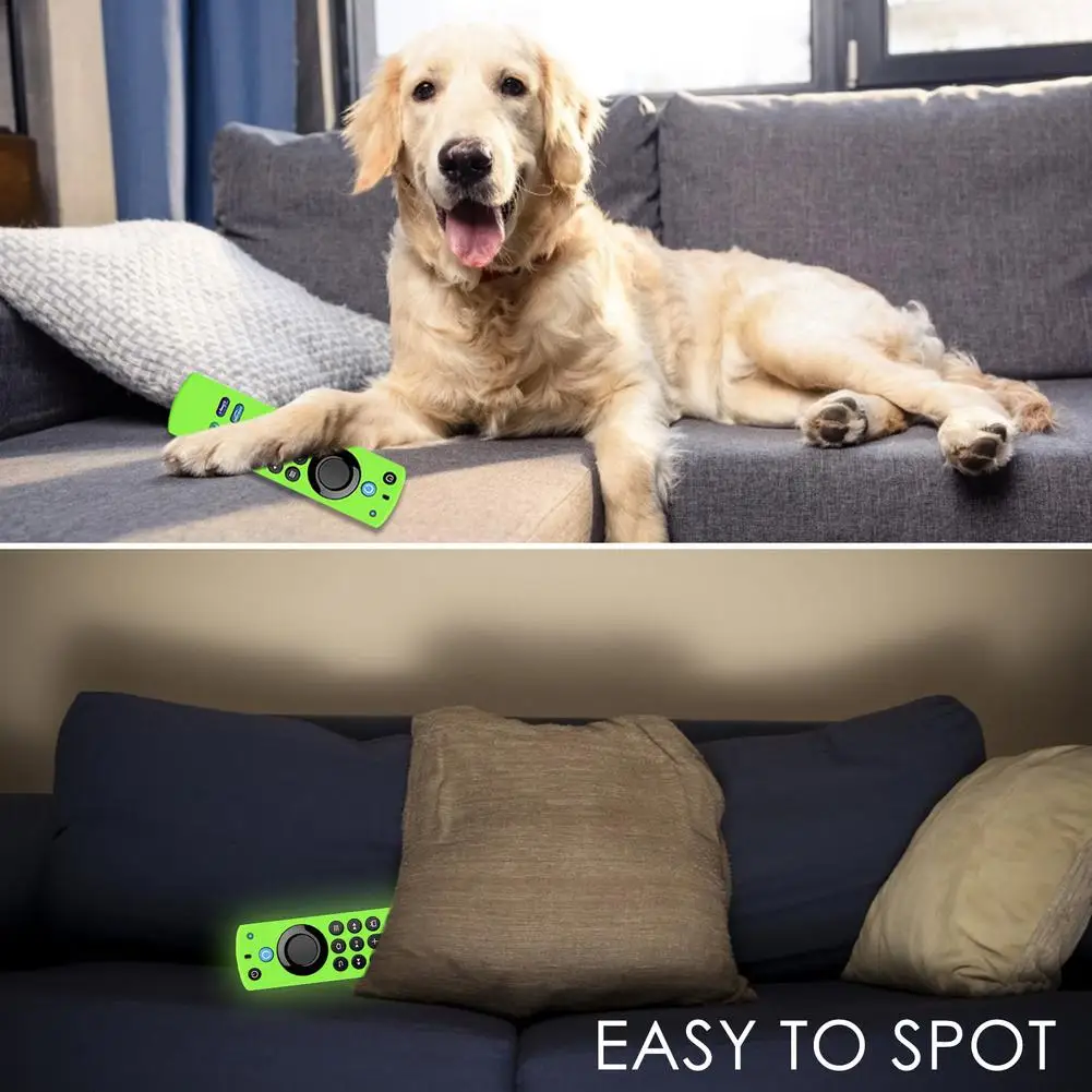 

Luminous Case For Voice Remote Shock-proof Remote Control Protective Protective Model Anti Slip Shockproof Soft Protection Tools
