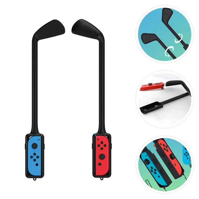 

2PCS Golf Club for Sports Game Comfortable Controller Grip Compatible for Switch