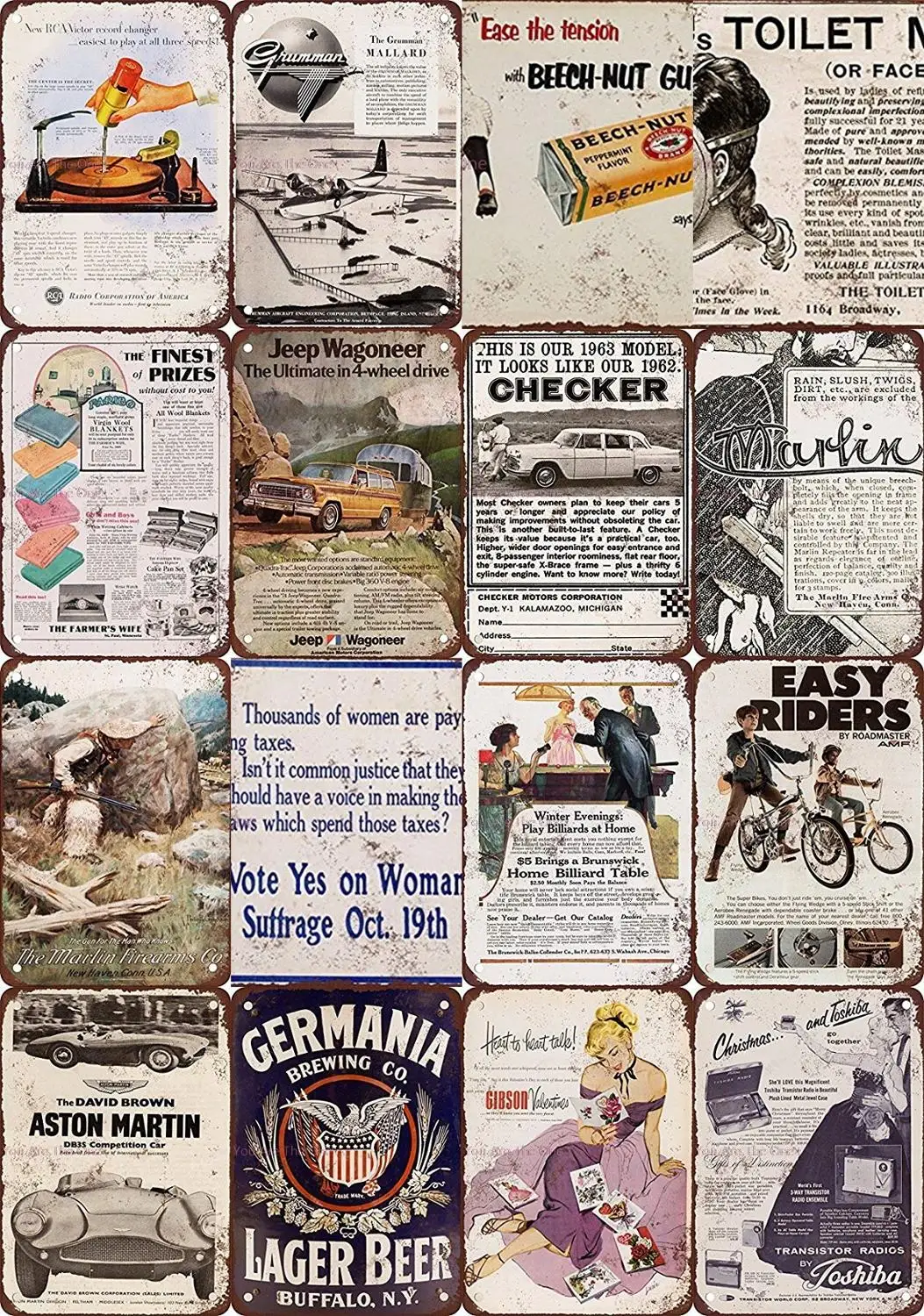 1905 винтажная репродукция с изображением огнестрельного оружия Marlin Настенный