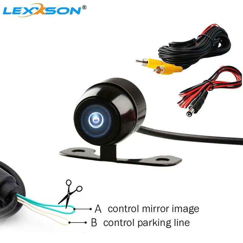 Водонепроницаемая CCD Автомобильная камера заднего вида с боковым и передним