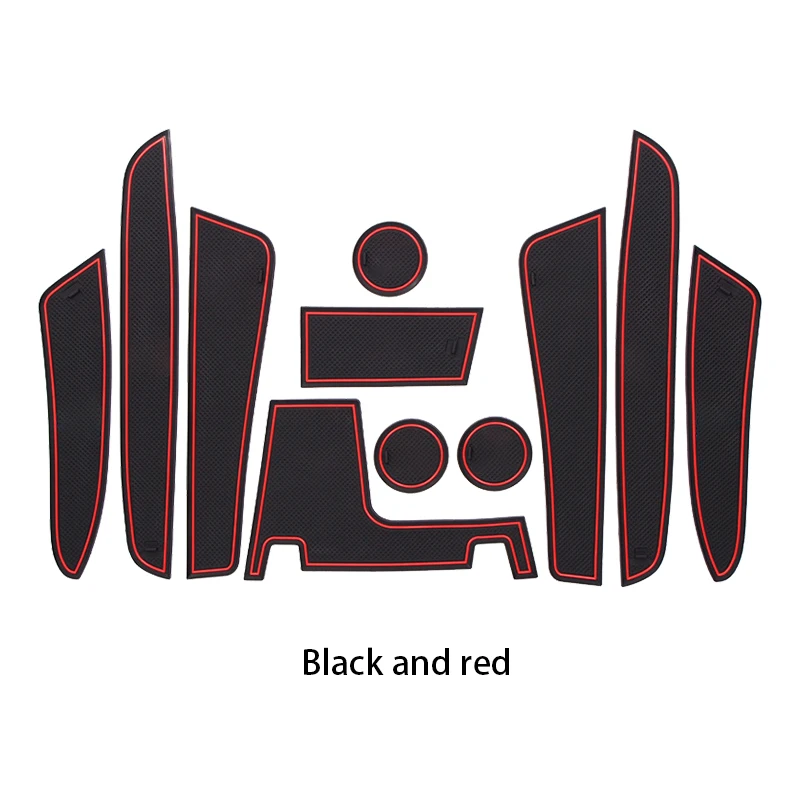 

For Smart Forfour Gate Slot Pad For Smart Forfour Interior Door Pad/Cup Dust mats Water Coaster Non-slip