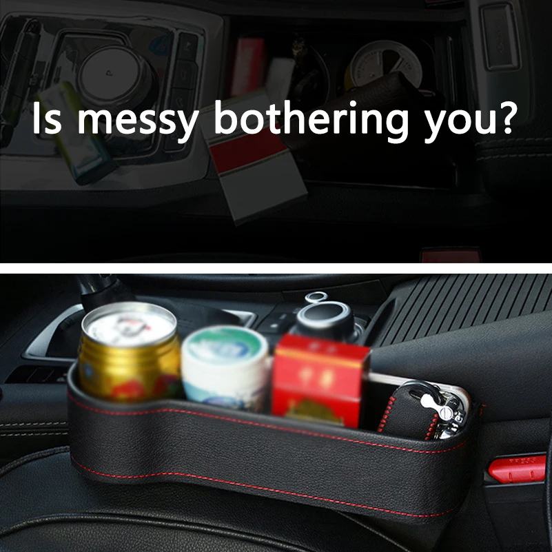 Автомобильный ящик для хранения автомобильный органайзер чехол сиденья из ПУ