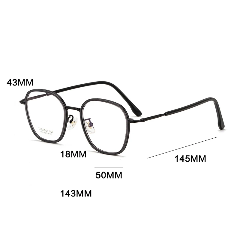 

2021 New Vintage Titanium Glasses Frame Women Men Luxury Brand Designer Prescription Myopia Optical Eyeglasses Frame Eyewear
