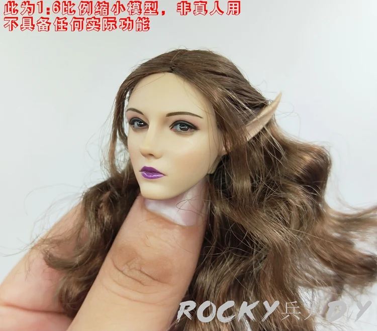 

1/6 Scale LXF2005 Special Elves Edition Dark Night Head Sculpture Fit 12 Inch Action Figure Body In Stock