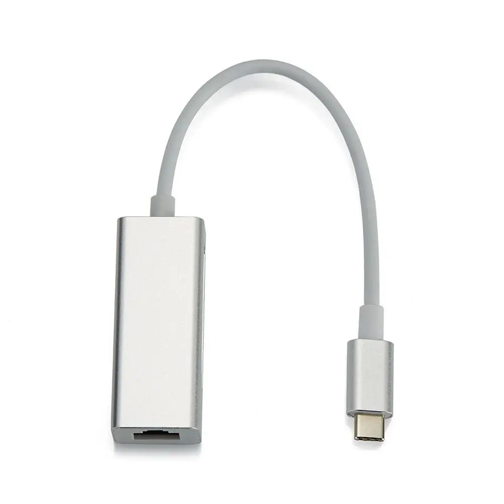 DishyKooker USB C к Ethernet адаптер Тип RJ45 алюминиевый Lan Проводной для ПК и Mac|Адаптеры Type-C| |