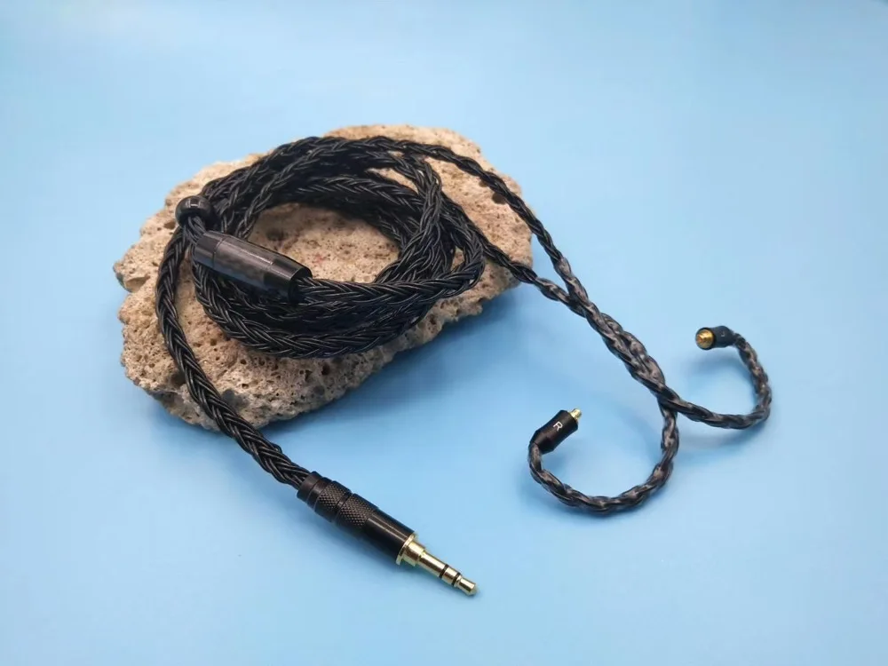 

diy earphone cable 16 share silver plated single crystal copper wire mmcx/0.78mm/IE80/A2DC/IM50