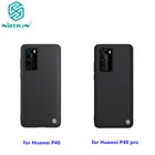Текстурированный чехол NILLKIN для Huawei P40, ультратонкий нейлоновый волоконный нескользящий деловой матовый чехол-накладка для Huawei P40 pro