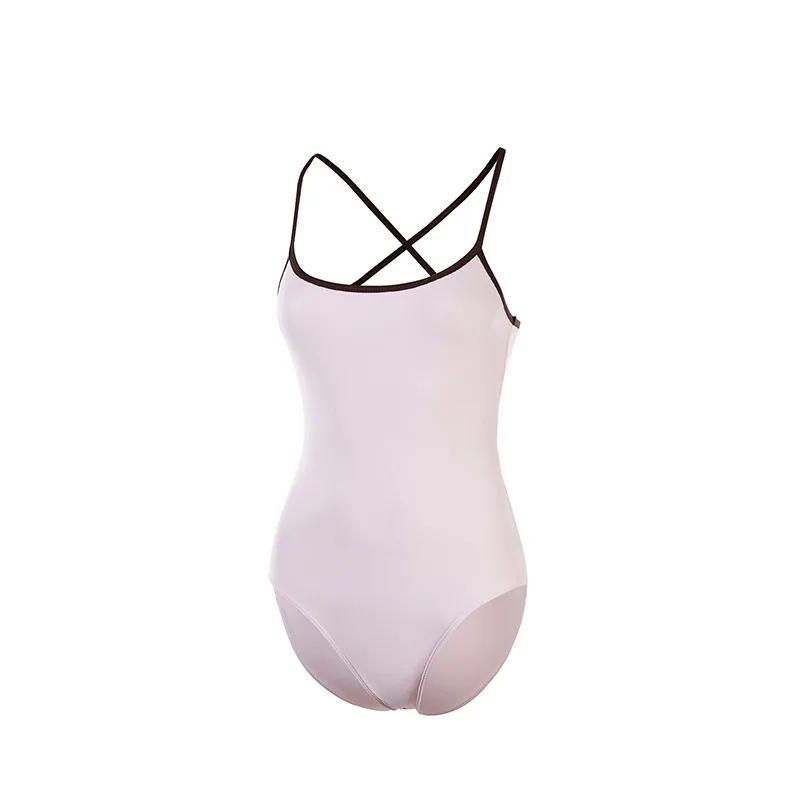 

Elegant Gymnastics Leotard Women European Clothing Black Bodysuit Ballet Tights Classical Dance Costume Dancer Outfit JL2484