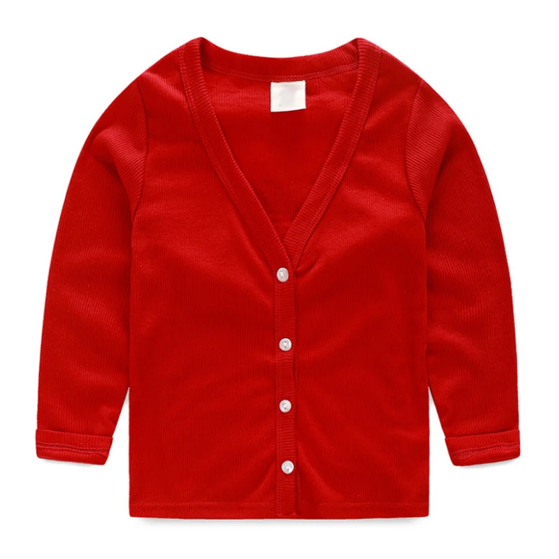Детский свитер BEKE MATA однотонный кардиган для маленьких мальчиков и девочек с