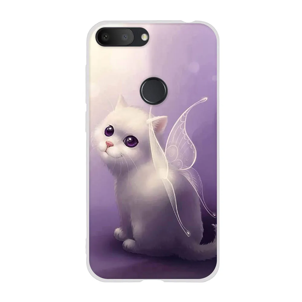 50 Sof ТПУ чехол для Alcatel 1 S 1 S мультфильм Кот милый узорчатый силиконовый чехол для алькателса 1 S защитный чехол для телефона - Цвет: 50