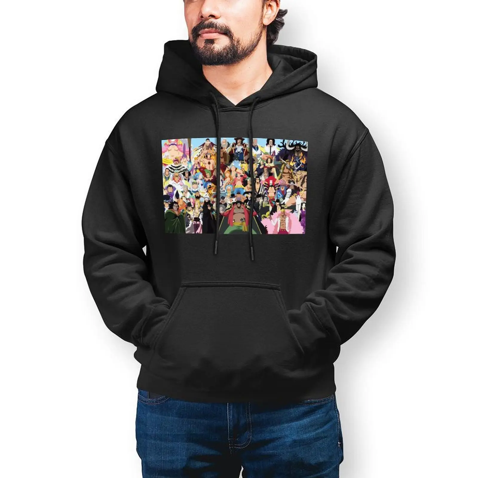 

Bandai One Piece The New World All Crew Strawhat уличная одежда с мотивами из аниме зимние толстовки, классные Большие размеры