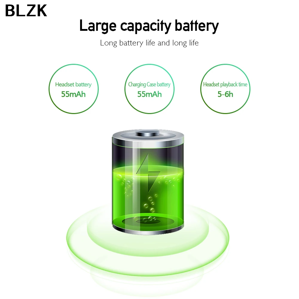 Новинка Bluetooth гарнитура V5.0 TWS мини наушники сенсорное управление беспроводные