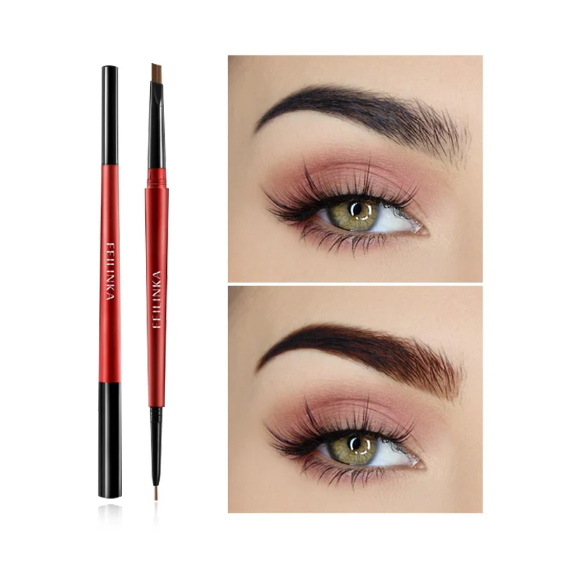 Карандаш для бровей косметика тинт макияжа натуральная стойкая краска двойная