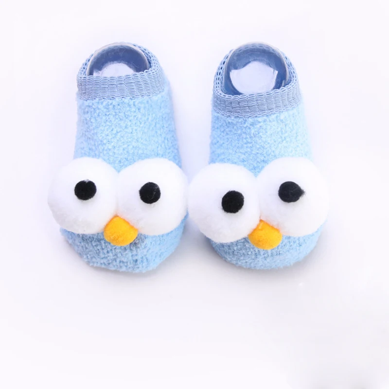 Новые коралловые носки для малышей Нескользящие Детские теплые мягкие