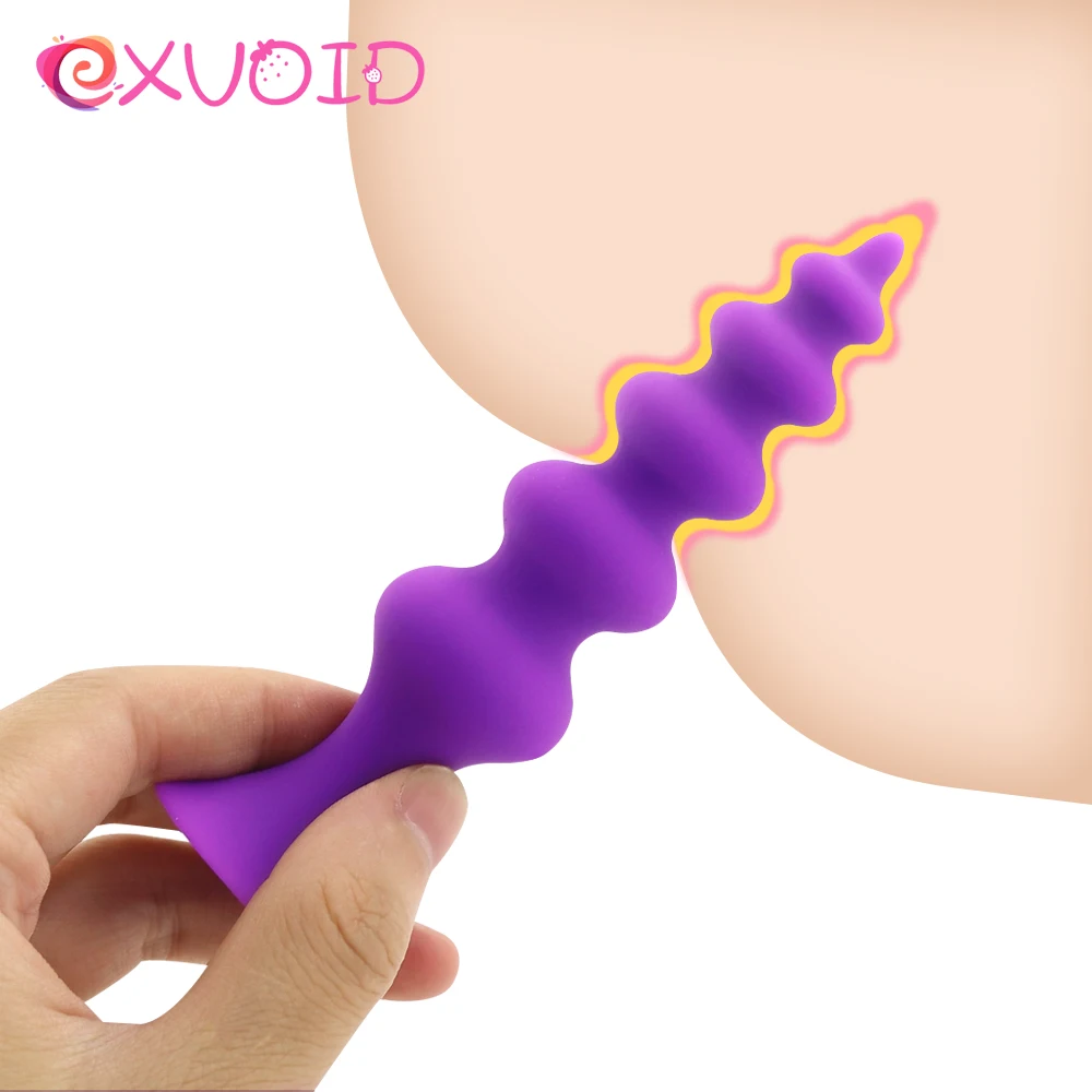 

Силиконовая Анальная пробка EXVOID, Анальный расширитель для вагины, массажер точки G, анальные шарики, анальная интимные игрушки для женщин, и...
