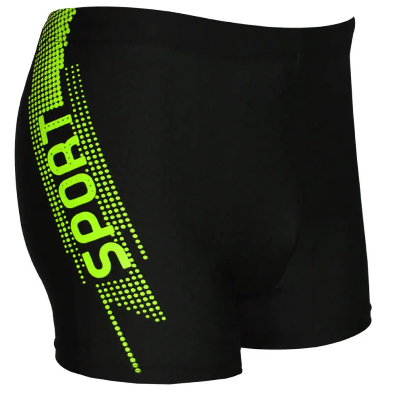Мужские плавки для плавания трусы-боксеры взрослых с высокой талией одежда