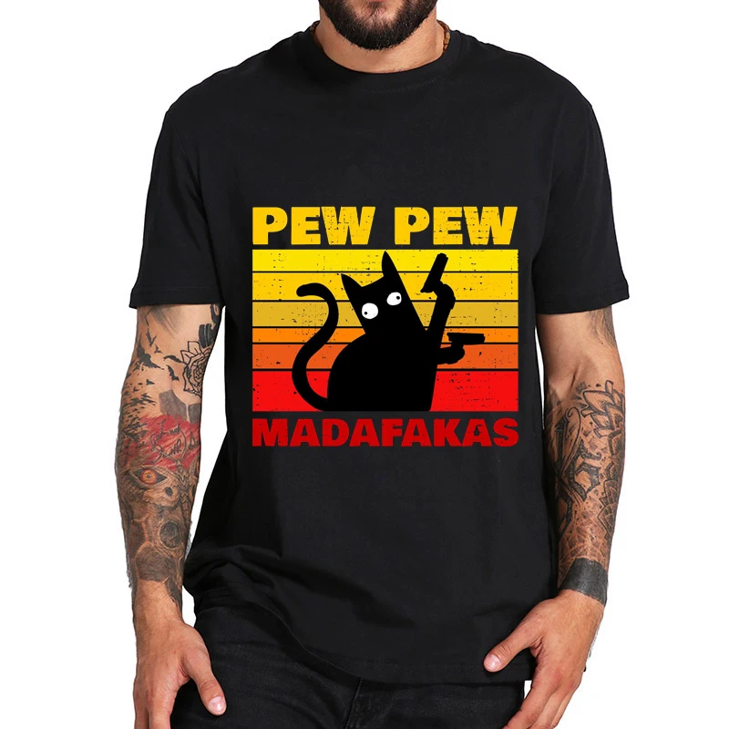 

Pew Madafakas, модная футболка с круглым вырезом, винтажные свободные футболки унисекс