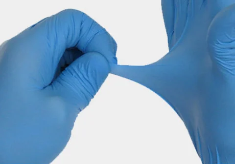 

100pcs/box Disposable Nitrile Gloves Antistatic 9 Inch Inspection blue black white Protective Gloves Clean Nitrile Gloves