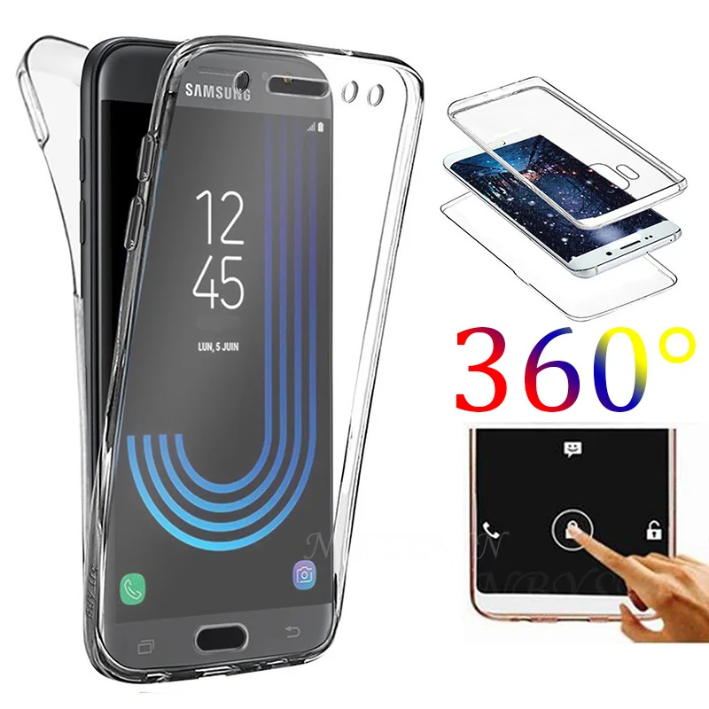 360 Полный корпус чехол для телефона Samsung J730 J8 плюс J6 J5 J4 J3 J2 Pro противоударный Galaxy A10