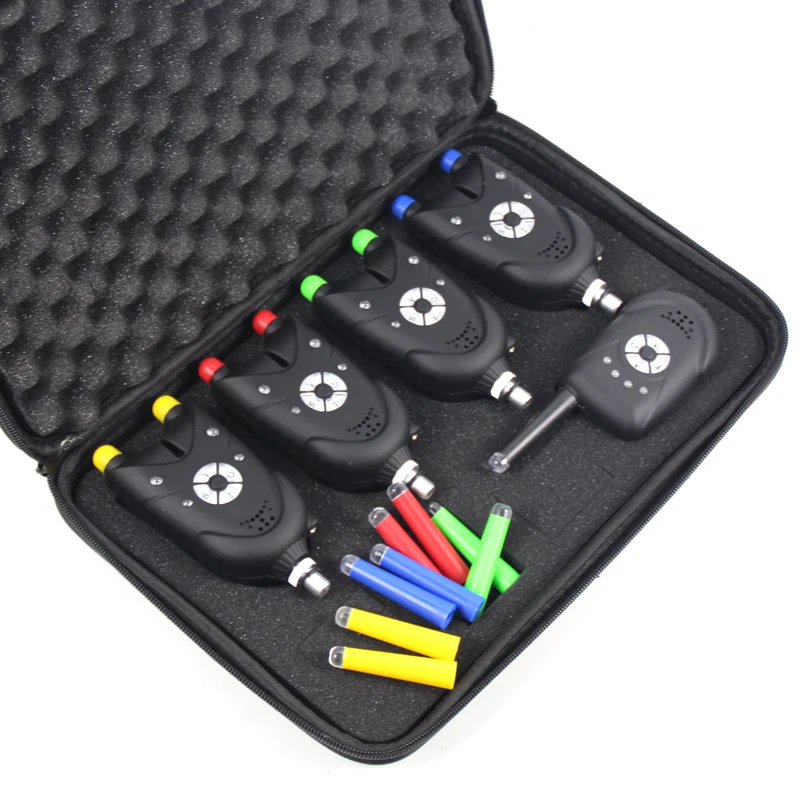 Сигнализатор поклевки для рыбалки набор с коробкой водонепроницаемые