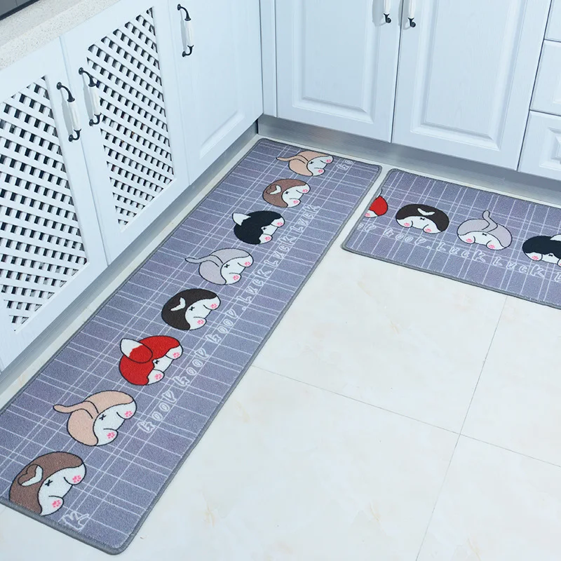 Коврик абсорбирующий нескользящий маслостойкий напольный коврик подходит для