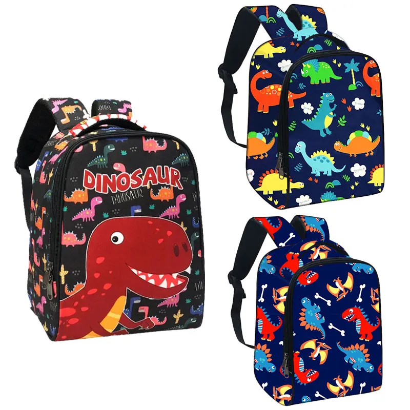 Детские рюкзаки с 3D-принтом динозавра, школьные ранцы для маленьких мальчиков и девочек, милый детский рюкзак