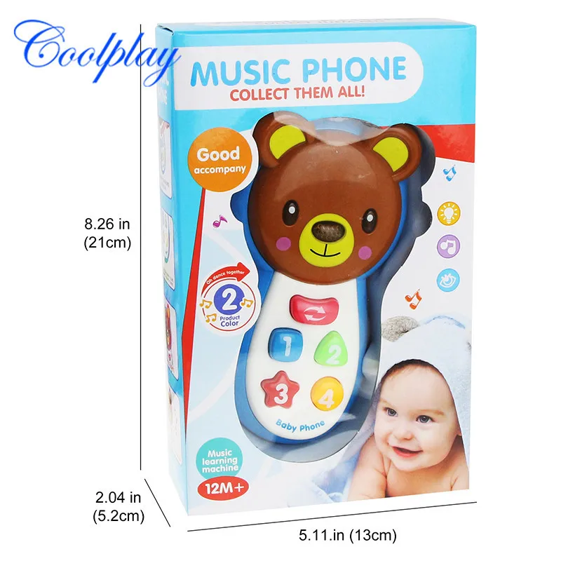 

Toy for Children Preschool Education Early Education Fun Animal Light Music Mobile Phone Toys Foreign Trade Baby Toys New Style