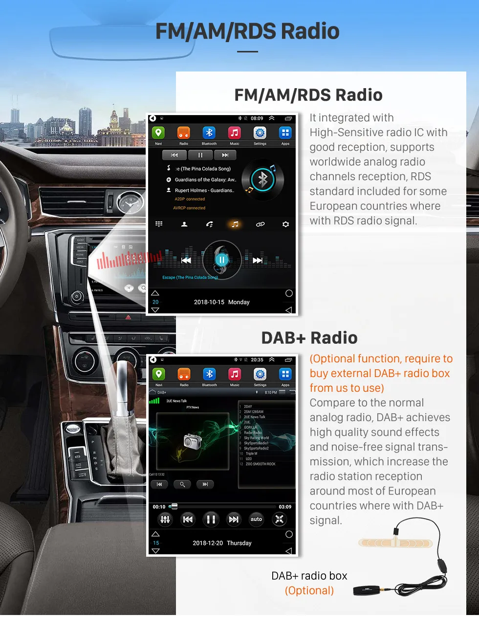 Seicane android 9,1 gps Автомобильный мультимедийный плеер Автомобильный Радио для Ford Focus 2012 2013- Поддержка wifi OBD2 камера заднего вида 2din