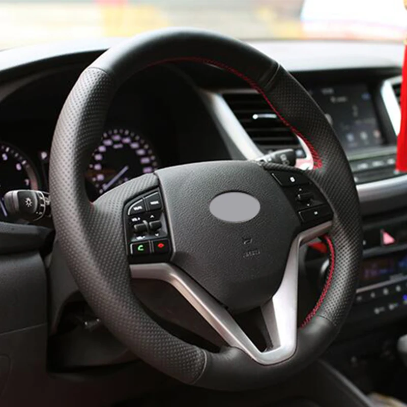 Искусственная кожа черного цвета для Hyundai Tucson 2015 2016 | Автомобили и мотоциклы