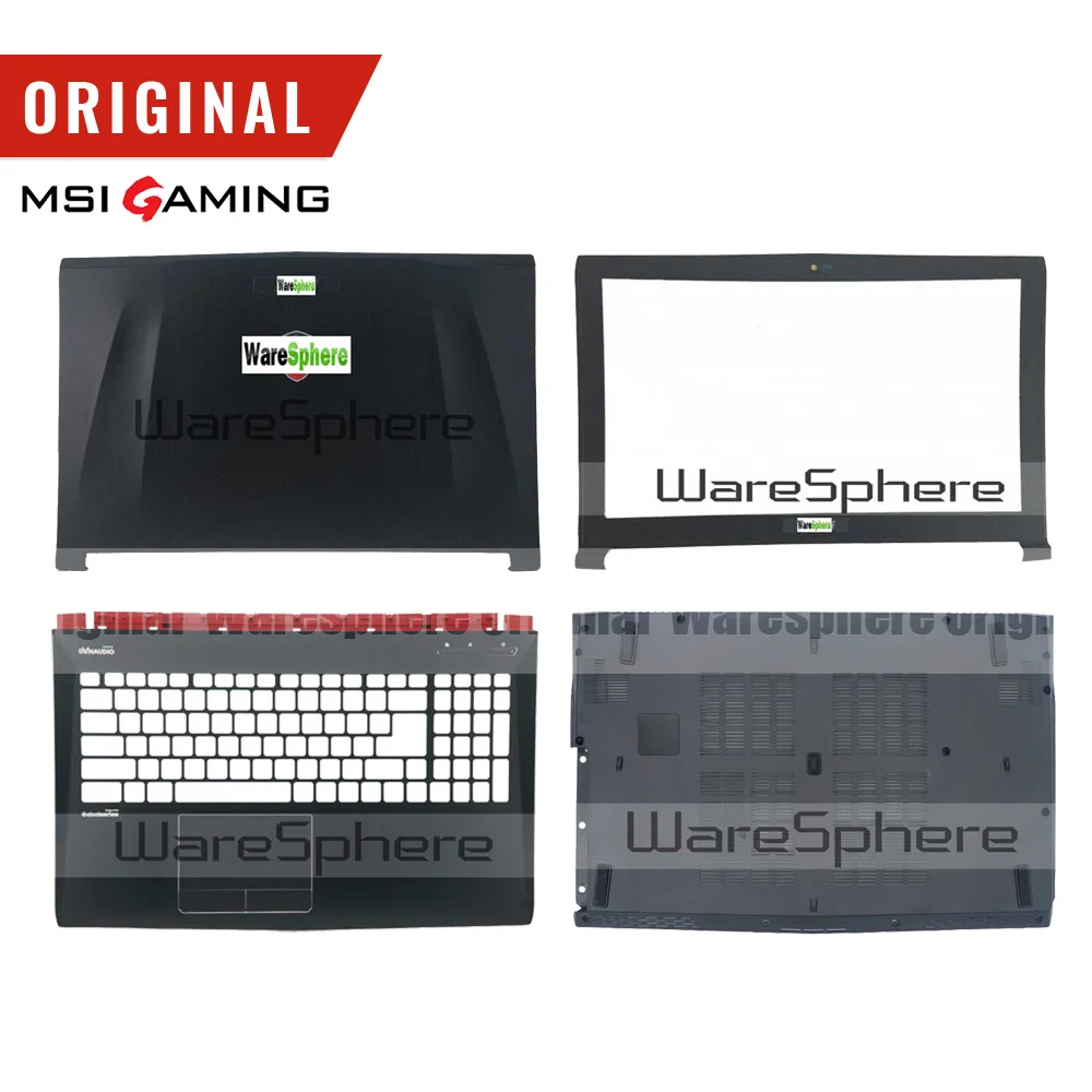 Для MSI GE62 GE62MVR GE62VR MS-16J1 MS-16J2 MS-16J3 3076J1A212Y31 задняя крышка верхней панели крышки Нижняя крышка клавиатуры Черный