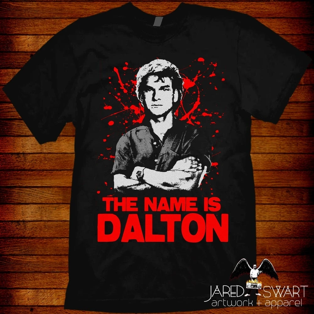 Футболка Road House Dalton основанная на фильме Патрик Swayze 1989. Размеры: Размеры S и M L Xl 2xl