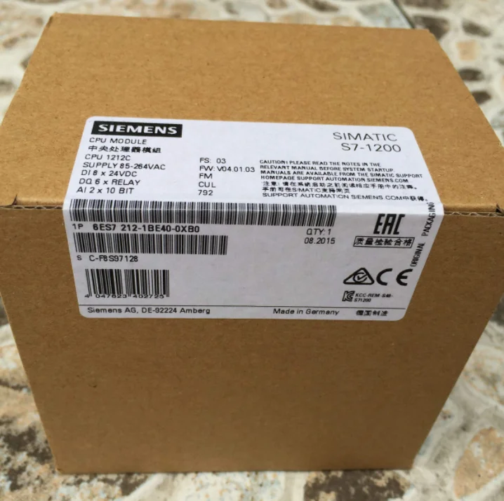 SIEMENS S7 1200 CPU1212C PLC 6ES7212 1BE40 0XB0 в коробке 1 шт. новинка|Автоматизация зданий| |