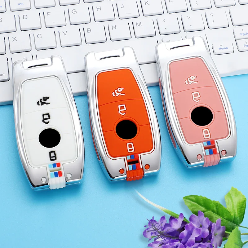 

Car Remote Key Cover Case Shell Fob For Mercedes Benz 2017 E Class W213 E200 E260 E300 E320 2018 S class GLS GLA Accessories