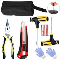 car tire repair tool kit tubeless professional puncture plug garage tools for car accessories auto bicycle motorcycle hand tool