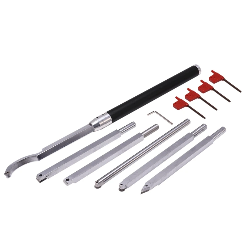 Простой токарный инструмент полный размер набор из 6 твердосплавных токарных