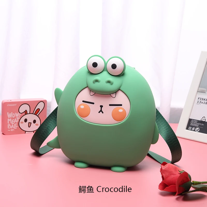 Школьный ранец с мультипликационным рисунком Детские Силиконовые рюкзаки