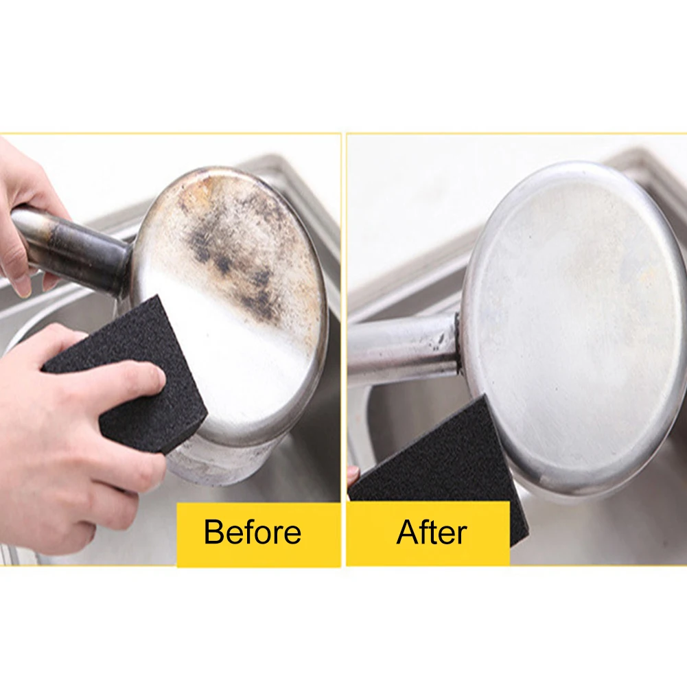 Multifunction Convenient Eco-friendly Emery Magic Sponge Cleaner Rub Pot Except Rust Cleaning Sponge for Kitchen Bathroom
