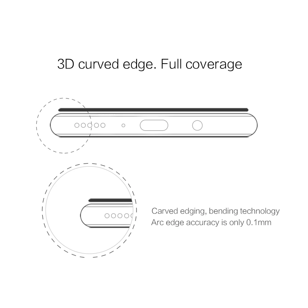 Для Xiaomi Mi CC9 Pro Note 10 Pro, закаленное стекло, защита экрана Nillkin 3D, полное покрытие, Защитное стекло для Xiaomi Mi Note10 Pro