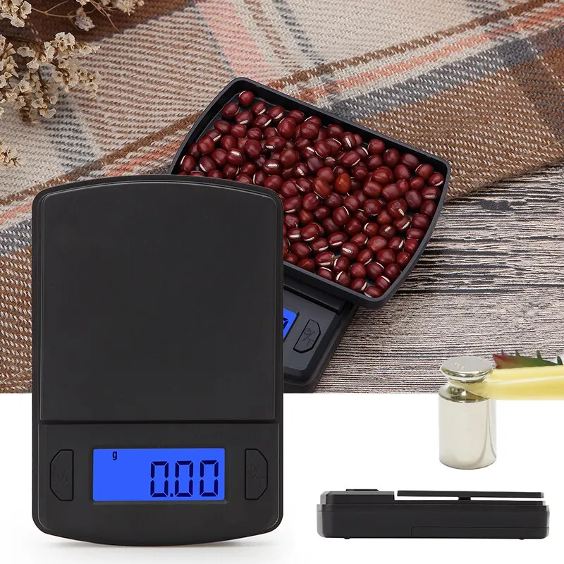 

High Accuracy Digital Scale 100g/200g/500g 0.01g/0.1g LCD Mini Pocket Scale for Jewelry Balance Gram Electronic Jewelry Scale