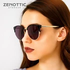 Солнцезащитные очки ZENOTTIC женские в винтажном стиле, Полуободковые поляризационные, защита UV400, для вождения