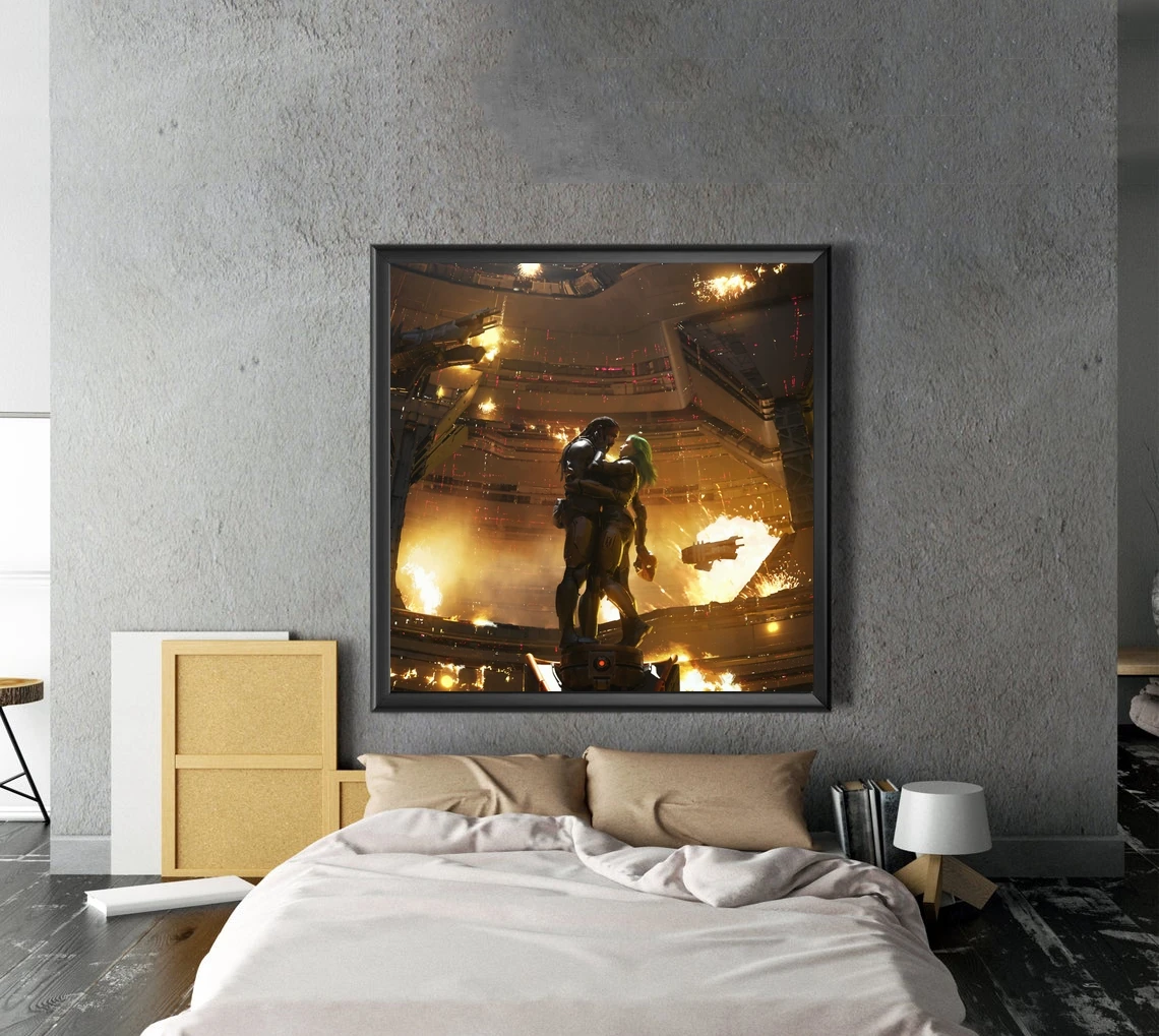 

Coheed & Cambria - Unheavenly Creatures Album Cover Poster Canvas Print Rap Hip Hop Music Star Singer Wall Painting Decoration